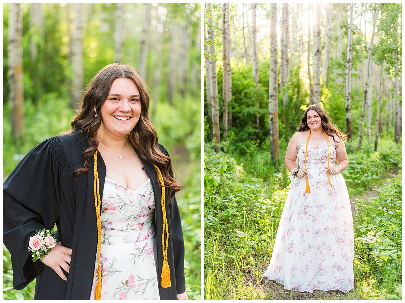 Golden Hour sylvan lake grad session
