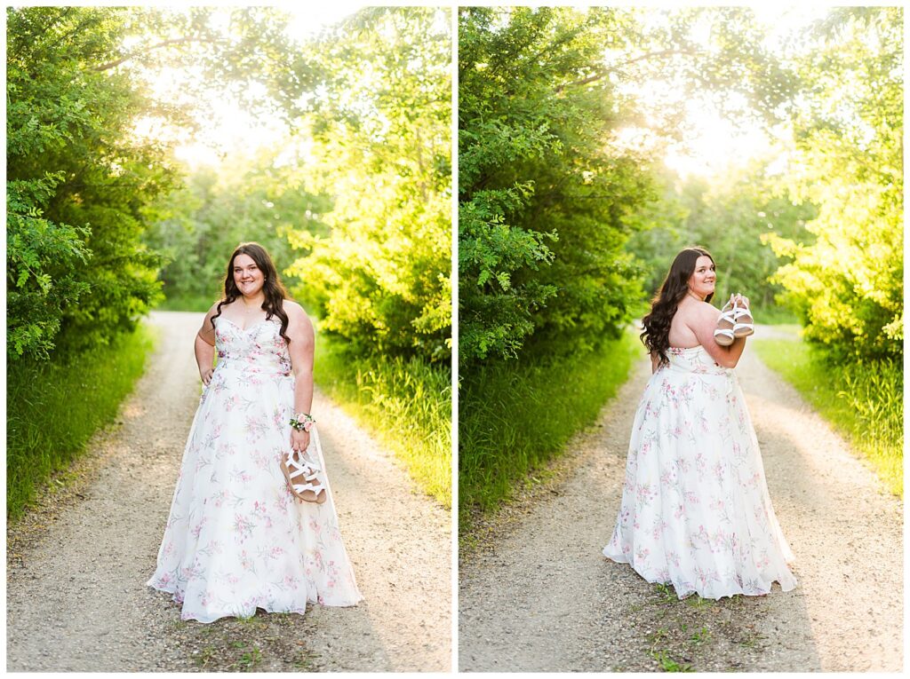 Senior session Golden Hour Central Alberta