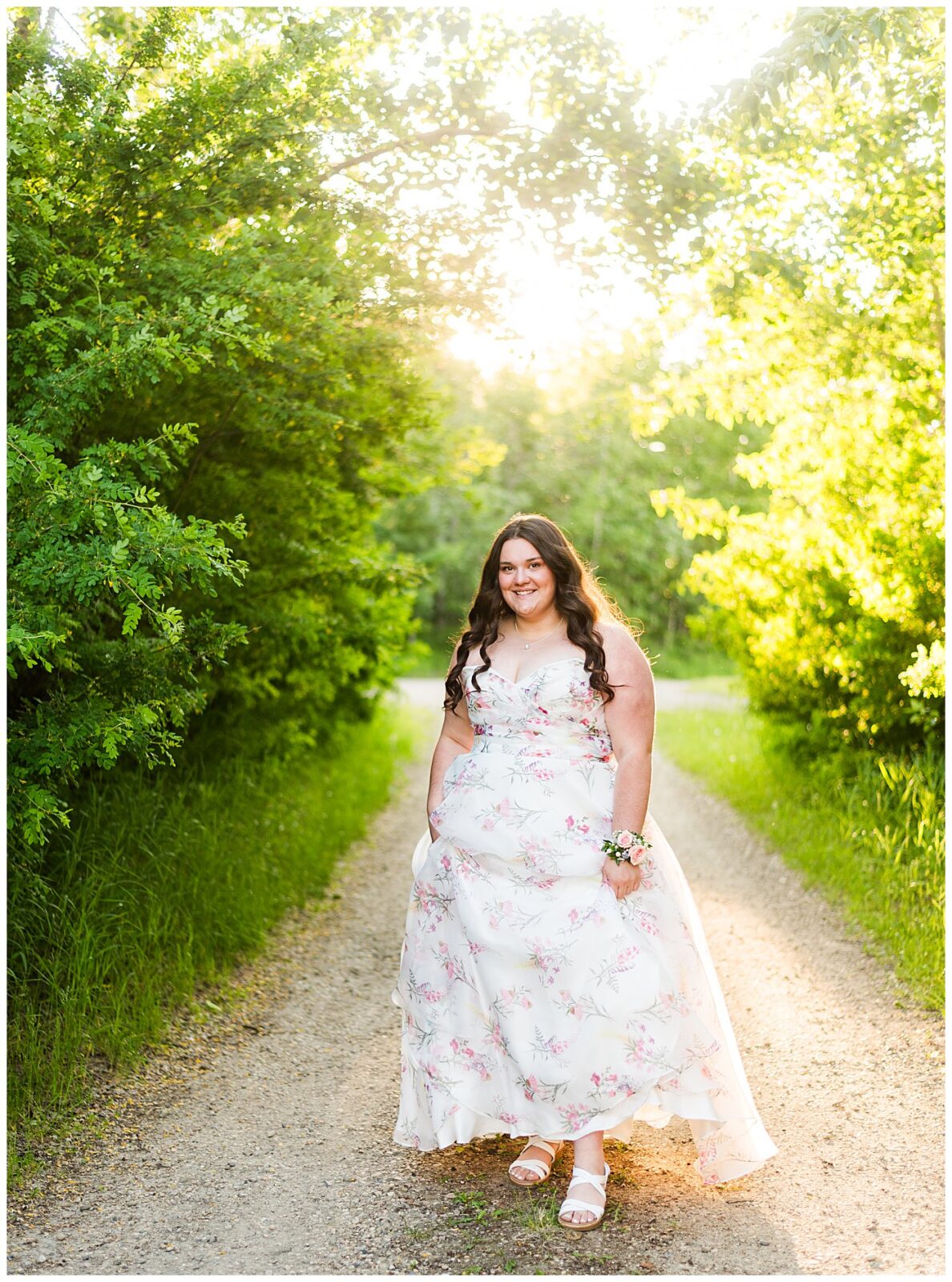 Sylvan lake graduation session Floral dress