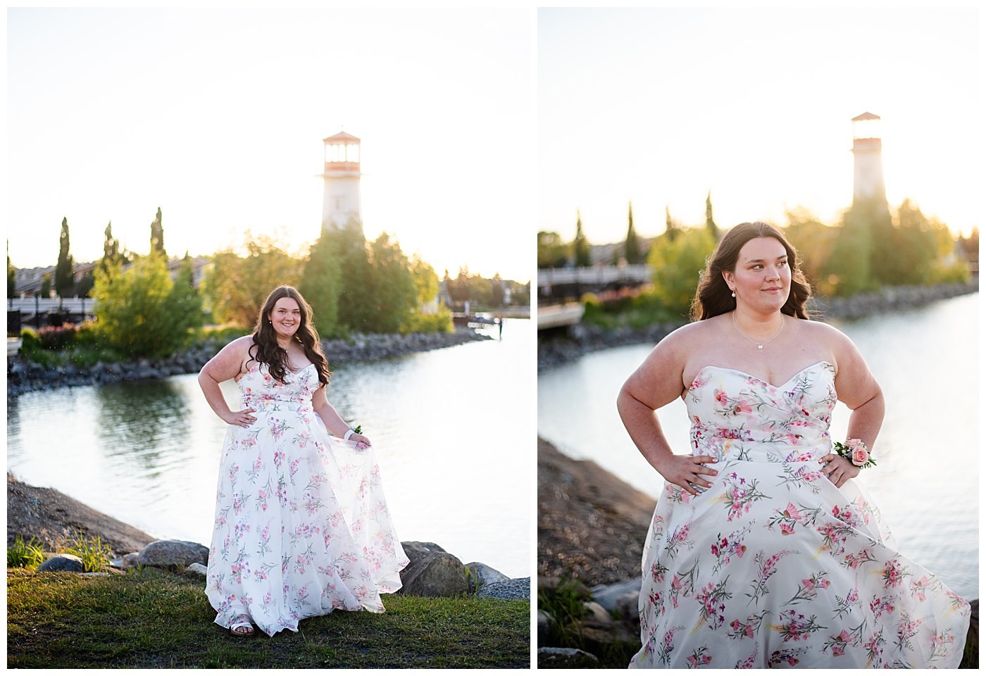 Sylvan Lake Light house senior session
