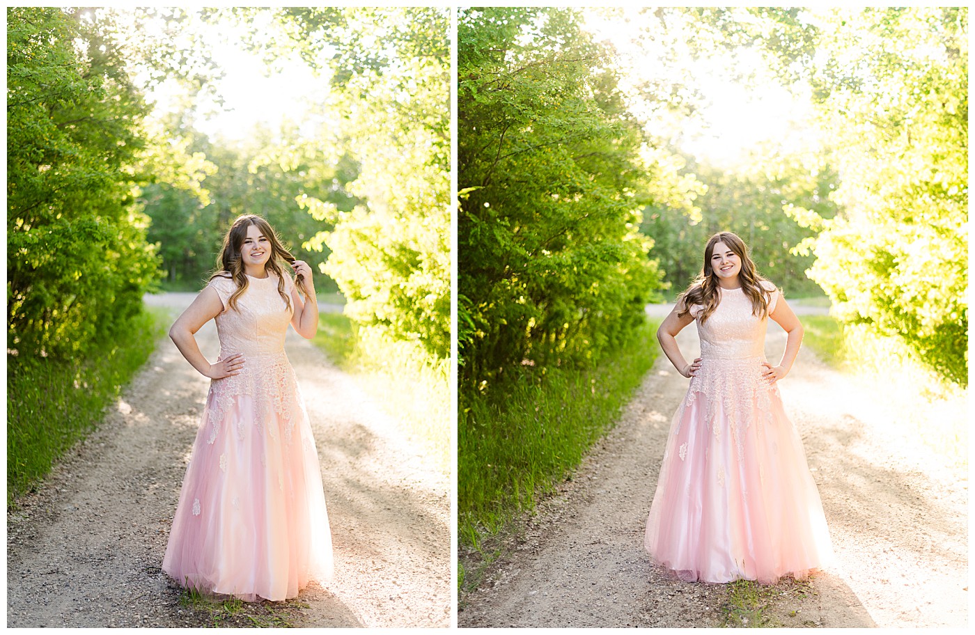 Sylvan Lake walking path grad photography