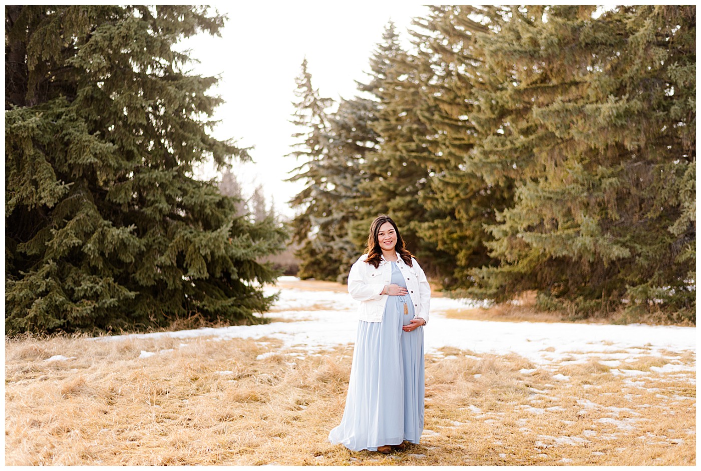 Blue dress Pregnancy photos