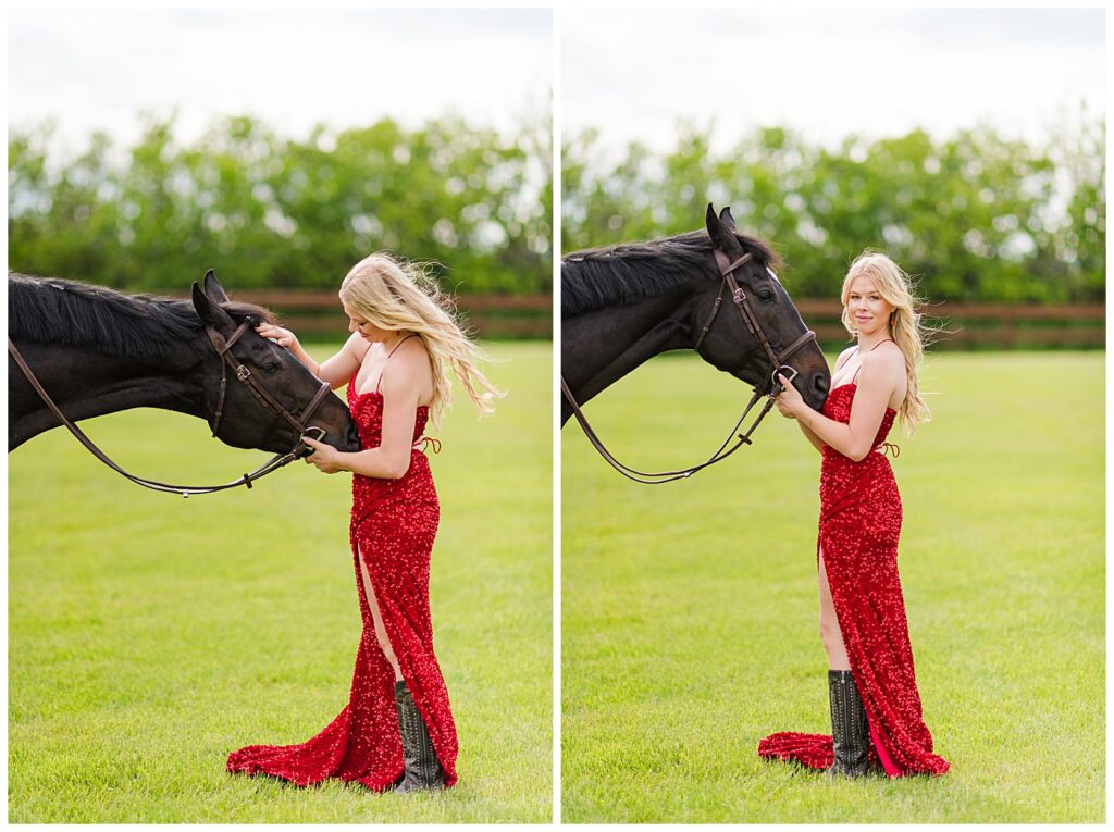 Horse Grad Session Alberta, St. George's stables