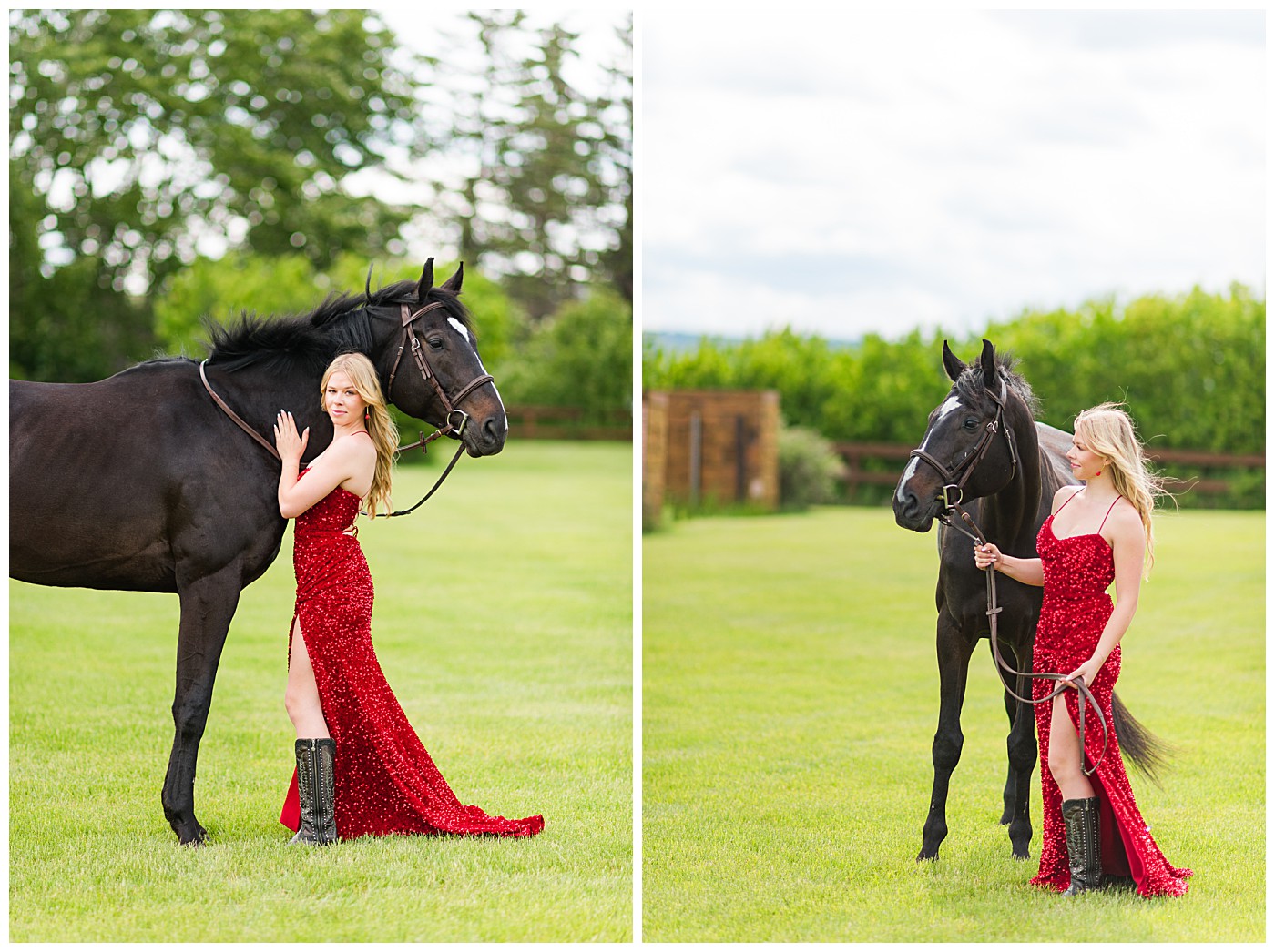 Equine Grad Session Calgary Alberta at St. George's Stables