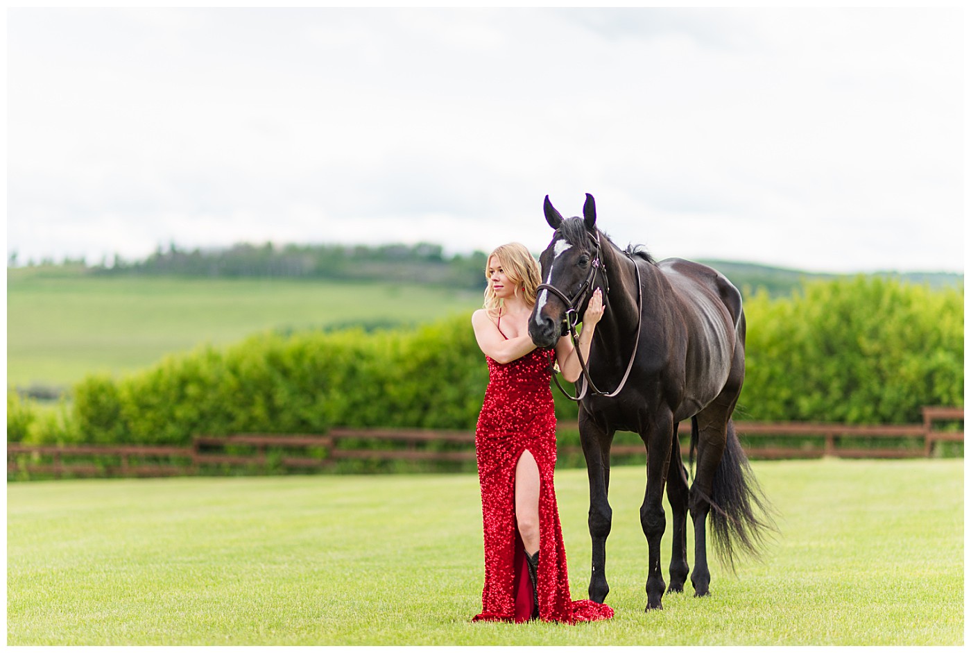 Alberta equine grad session, St george's stables