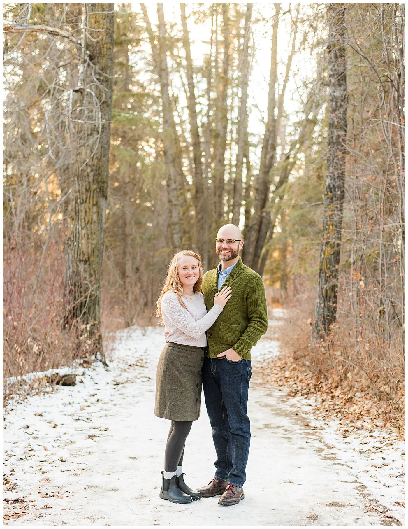 Winter family session