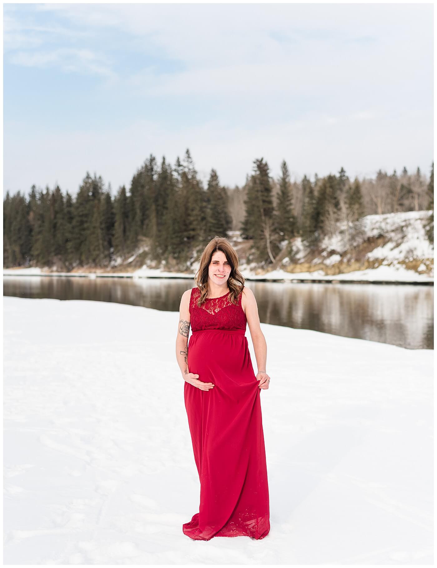 Red Dress Bump session