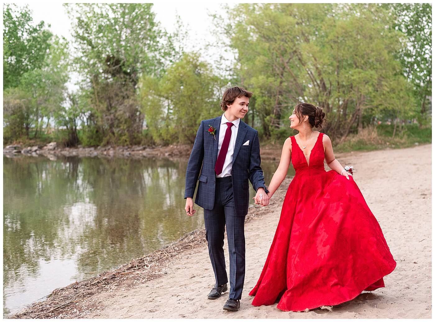 Sylvan lake beach grad photos