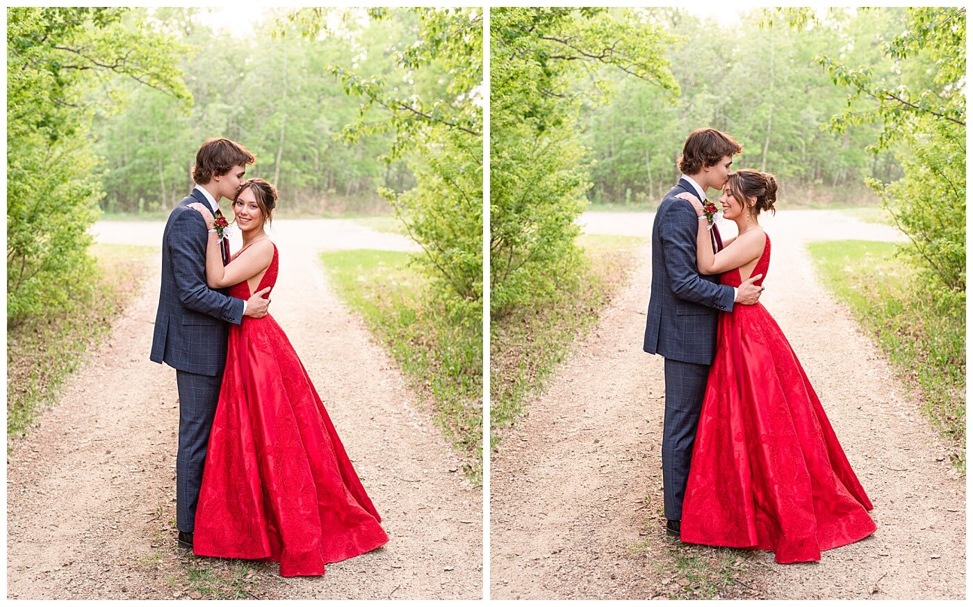 Couple grad Session Sylvan Lake Alberta