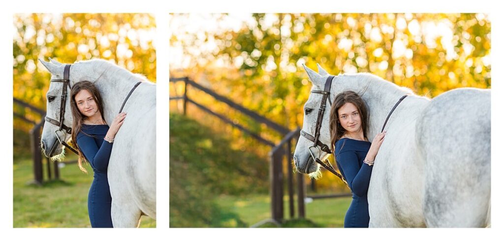 Fall equine photo shoot Calgary
