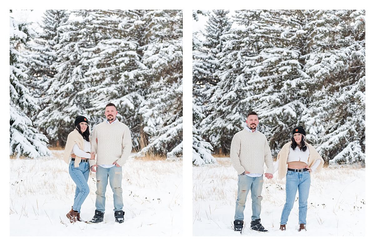 Red Deer family session Christmas Michener Park